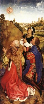  triptych Canvas - Bladelin Triptych right wing Rogier van der Weyden